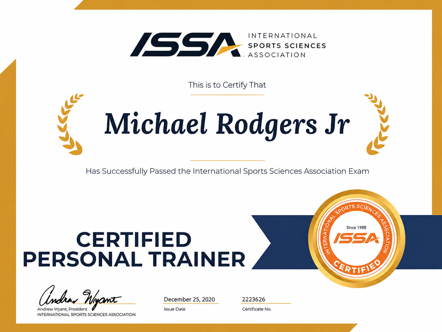 Certified Personal Trainer